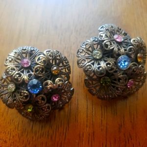 Gorgeous Vintage Marvella Clip-on Earrings